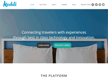 Tablet Screenshot of koddi.com